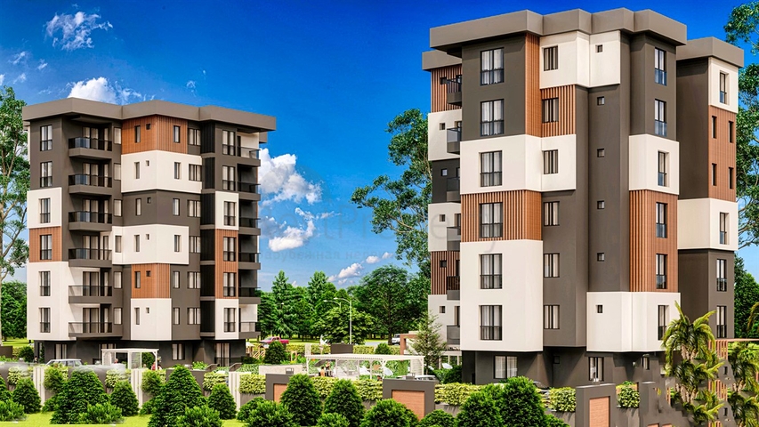 شقق تخطيط 1+1,2+1 في منطقة كيبيز-أنطاليا 