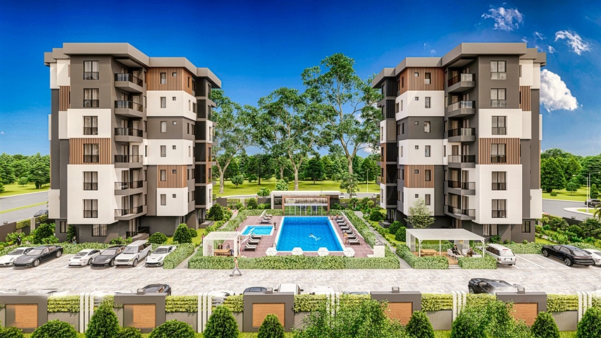 شقق تخطيط 1+1,2+1 في منطقة كيبيز-أنطاليا 