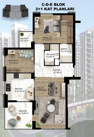 مشروع استثماري في منطقة دوشيميالتي-أنطاليا