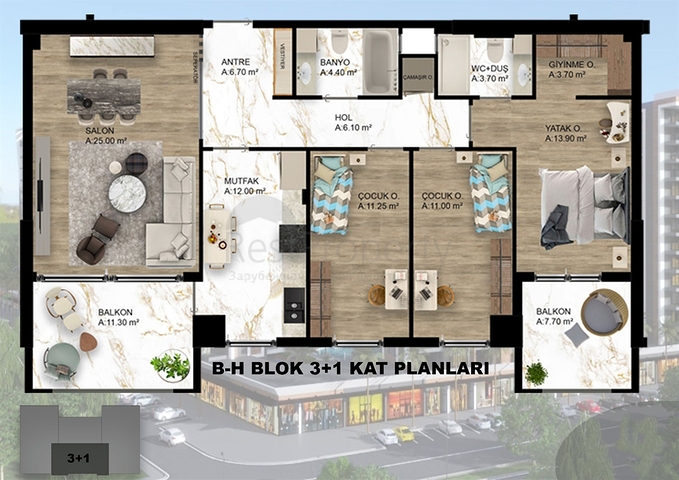 مشروع استثماري في منطقة دوشيميالتي-أنطاليا