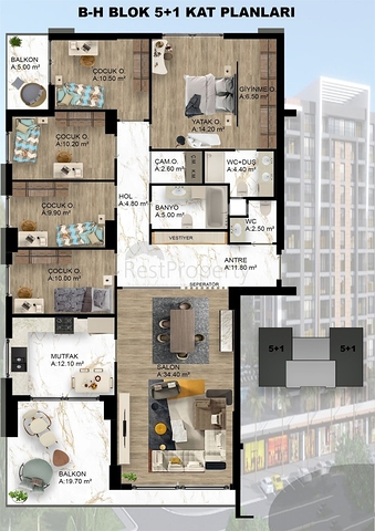 مشروع استثماري في منطقة دوشيميالتي-أنطاليا