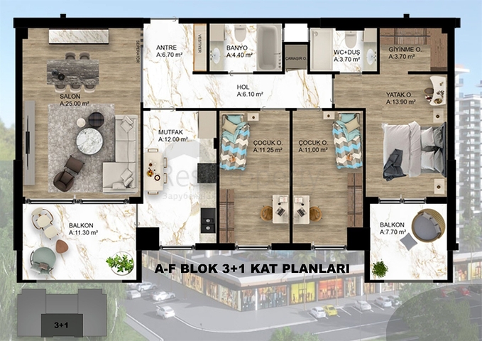 مشروع استثماري في منطقة دوشيميالتي-أنطاليا