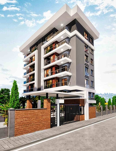 مشروع استثماري 2+1 و 3 + 1 تخطيط في كيبيز-منطقة أنطاليا 