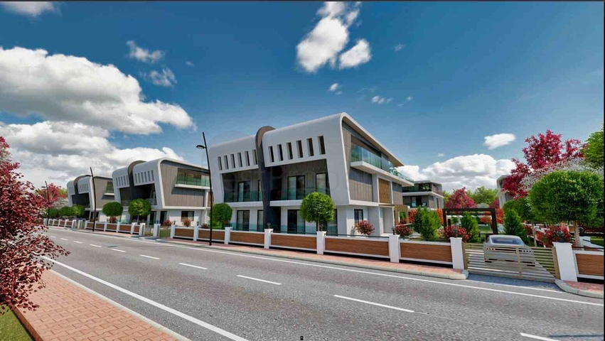 فيلا في مجمع منطقة دوشيمالتي-أنطاليا 