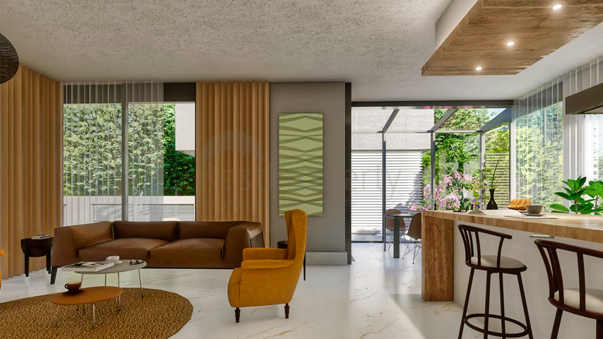 فيلات في مجمع مسور في منطقة دوشيميالتي-أنطاليا 