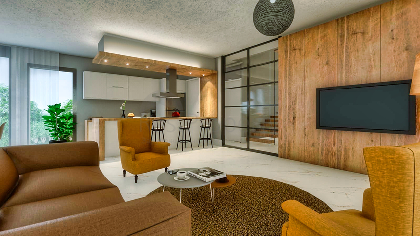 فيلات في مجمع مسور في منطقة دوشيميالتي-أنطاليا 