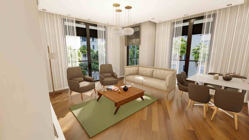 شقق 2+1 و 4+1 في وسط مدينة أنطاليا 