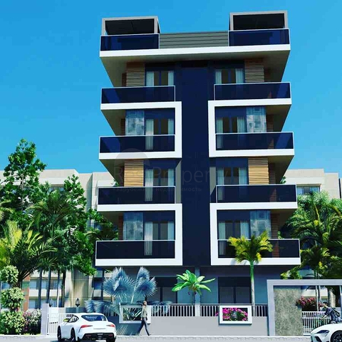 شقق 2+1 و 4+1 في وسط مدينة أنطاليا 