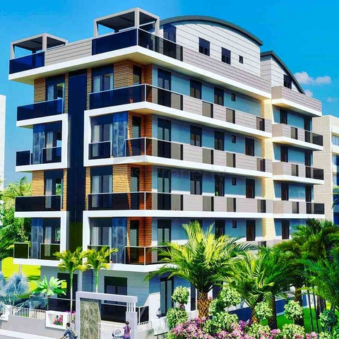 شقق 2+1 و 4+1 في وسط مدينة أنطاليا 