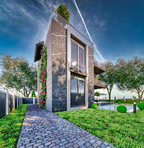 300 م2 4+1 فيلا في بيليك