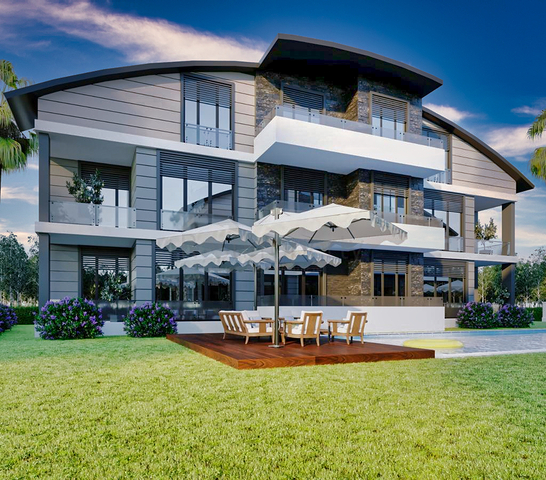 شقق 2 + 1 في منطقة بيليك أنطاليا  