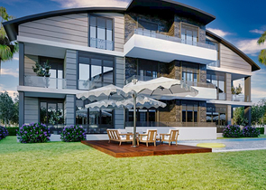 شقق 2 + 1 في منطقة بيليك أنطاليا  