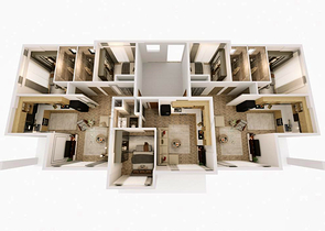 شقق 2 + 1 في منطقة بيليك أنطاليا  