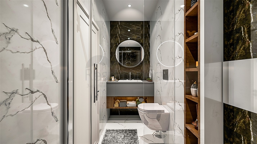 شقق دوبلكس 2+1 و 4+1 و 5+1 في وسط مدينة أنطاليا 