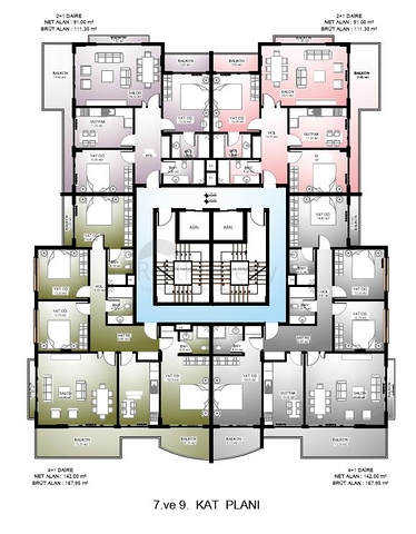 شقة من غرفتي نوم في مجمع جديد في محمودلار