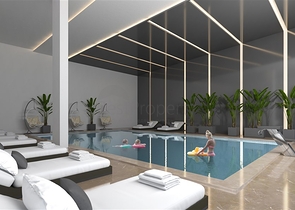 شقة من غرفتي نوم في مجمع جديد في محمودلار