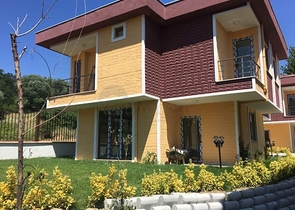 فلل مستقلة من تصميم طابقين - باسعار مناسبة -في بهجة شهير / اسطنبول 