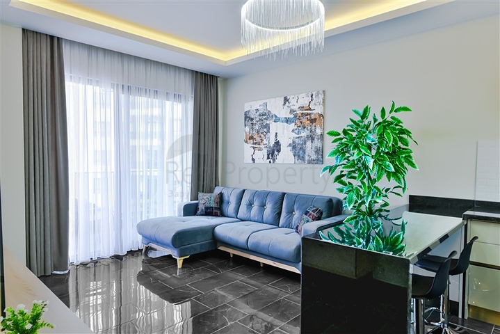 شقة 1+1 في مجمع سكني جديد في منطقة محمودلار