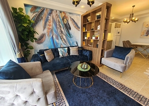 عقارات في جكجلي - 2 غرفة وصالة -ضمن مجمع فاخر . 