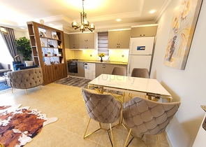 عقارات في جكجلي - 2 غرفة وصالة -ضمن مجمع فاخر . 