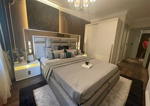 شقق للبيع في الانيا - تصميم انيقة 2 غرفة وصالة -قريبة من البحر -في مهموتلار / الانيا 