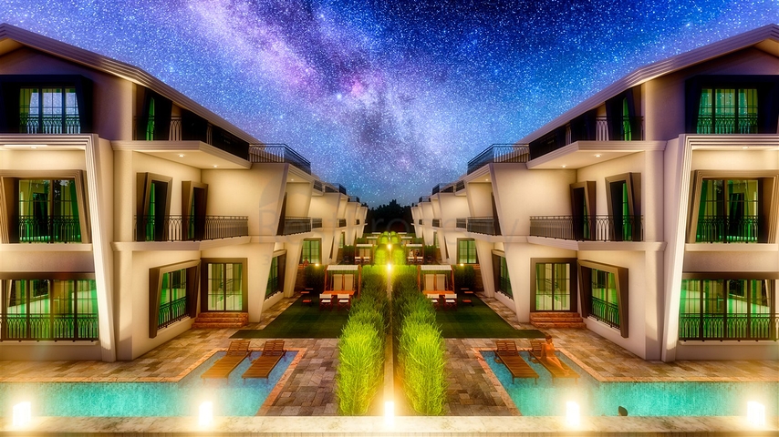 فيلا 5 + 1 في بيليك - أنطاليا