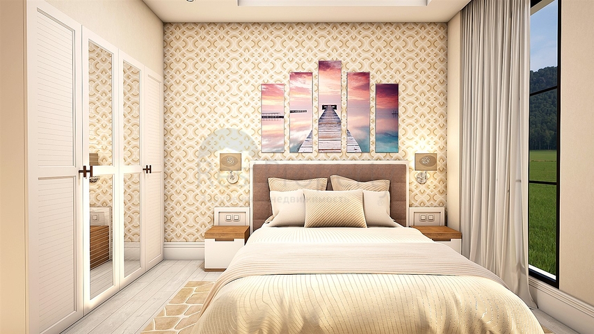 فيلا 5 + 1 في بيليك - أنطاليا