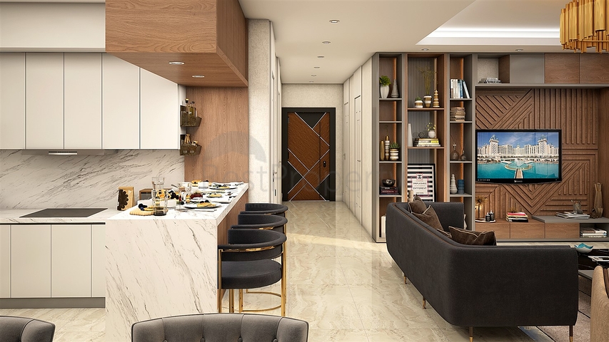 فيلا 5 + 1 في بيليك - أنطاليا