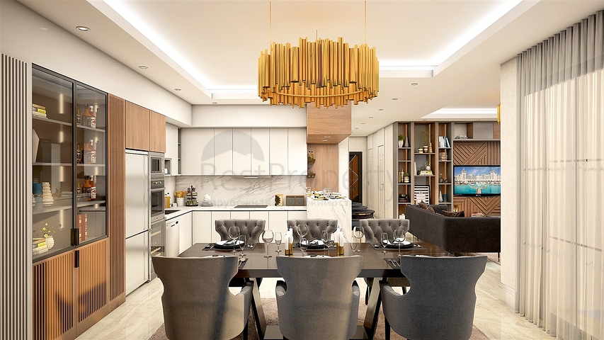 فيلا 5 + 1 في بيليك - أنطاليا