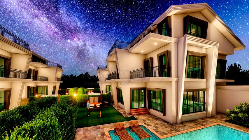 فيلا 5 + 1 في بيليك - أنطاليا