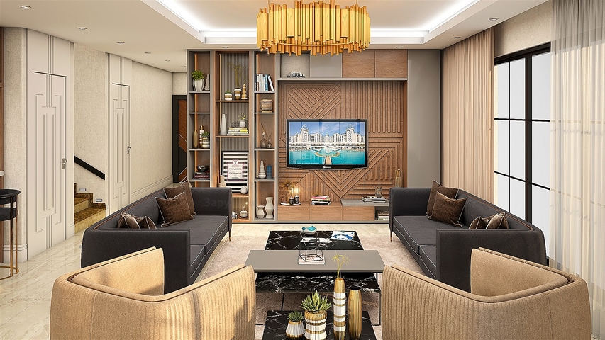 فيلا 5 + 1 في بيليك - أنطاليا