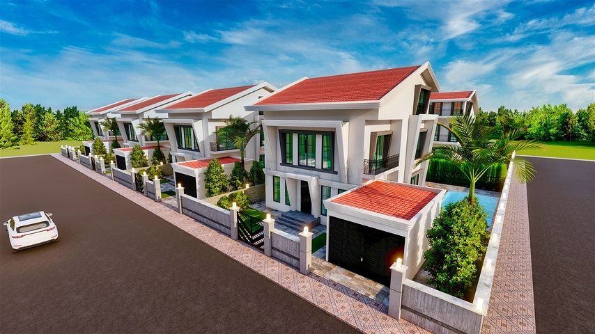 فيلا 5 + 1 في بيليك - أنطاليا