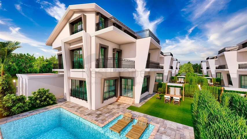 فيلا 5 + 1 في بيليك - أنطاليا