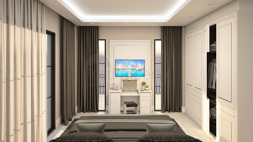 فيلا 5 + 1 في بيليك - أنطاليا