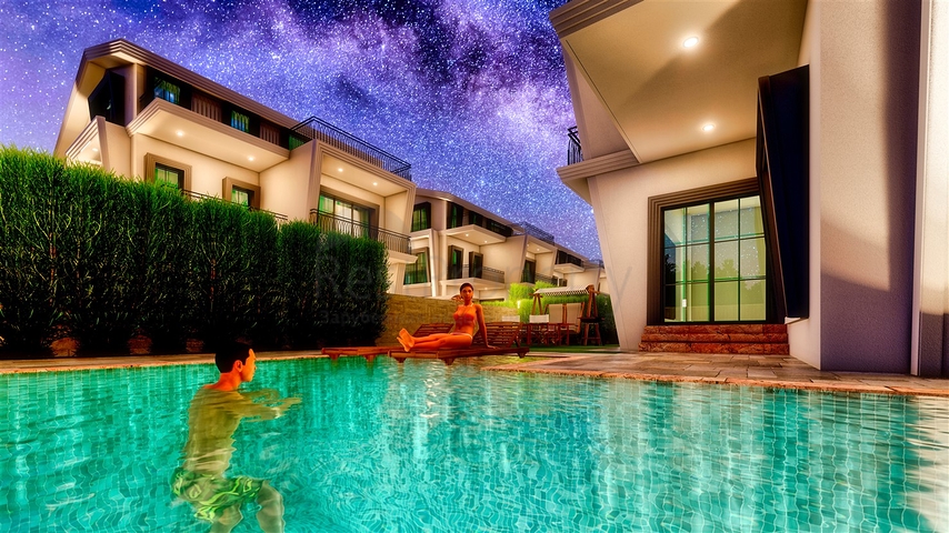 فيلا 5 + 1 في بيليك - أنطاليا