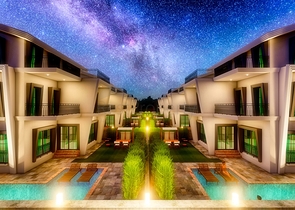 فيلا 5 + 1 في بيليك - أنطاليا