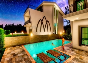 فيلا 5 + 1 في بيليك - أنطاليا