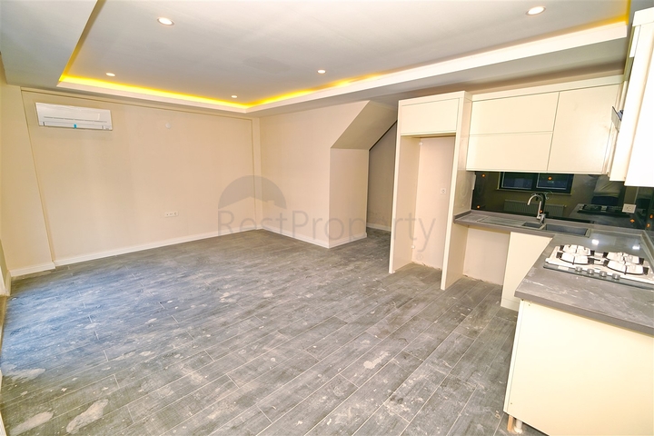 شقق 1+1 ، 2 + 1 تخطيط في ساريسو - أنطاليا ميكروديستريكت 