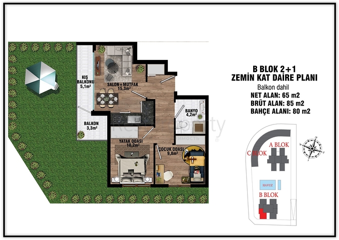 مشروع استثماري في ألتينتاس-منطقة أنطاليا الصغيرة 