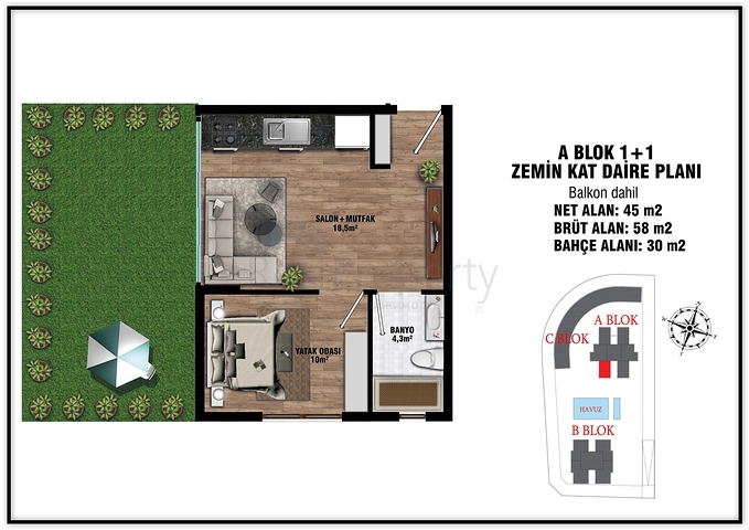 مشروع استثماري في ألتينتاس-منطقة أنطاليا الصغيرة 