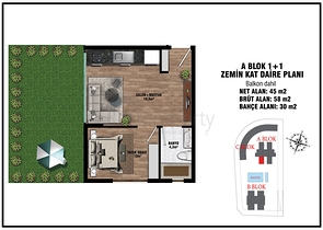 مشروع استثماري في ألتينتاس-منطقة أنطاليا الصغيرة 