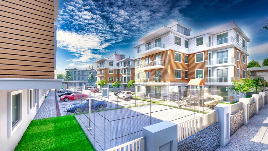 شقق 2+1 و 3+1 في منطقة كيبيز - أنطاليا 