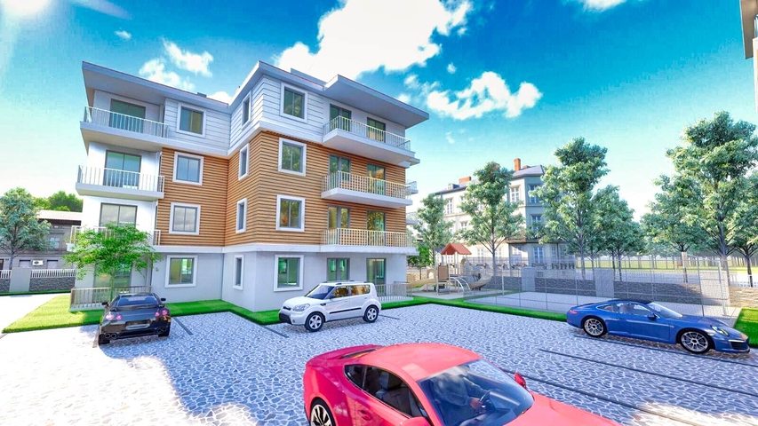 شقق 2+1 و 3+1 في منطقة كيبيز - أنطاليا 