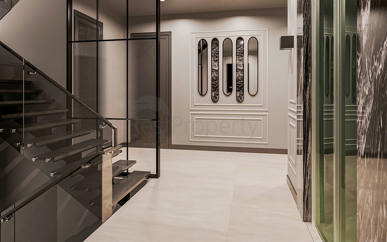 فيلا 5+1 في منطقة النخبة في دوشيميالتي-أنطاليا 