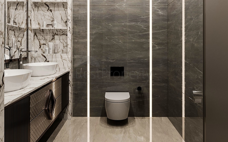 فيلا 5+1 في منطقة النخبة في دوشيميالتي-أنطاليا 