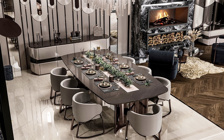 فيلا 5+1 في منطقة النخبة في دوشيميالتي-أنطاليا 