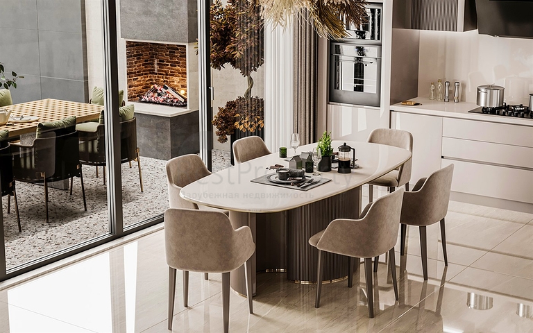 فيلا 5+1 في منطقة النخبة في دوشيميالتي-أنطاليا 