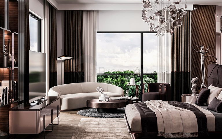 فيلا 5+1 في منطقة النخبة في دوشيميالتي-أنطاليا 