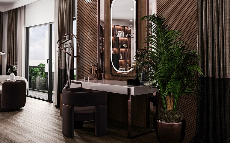 فيلا 5+1 في منطقة النخبة في دوشيميالتي-أنطاليا 