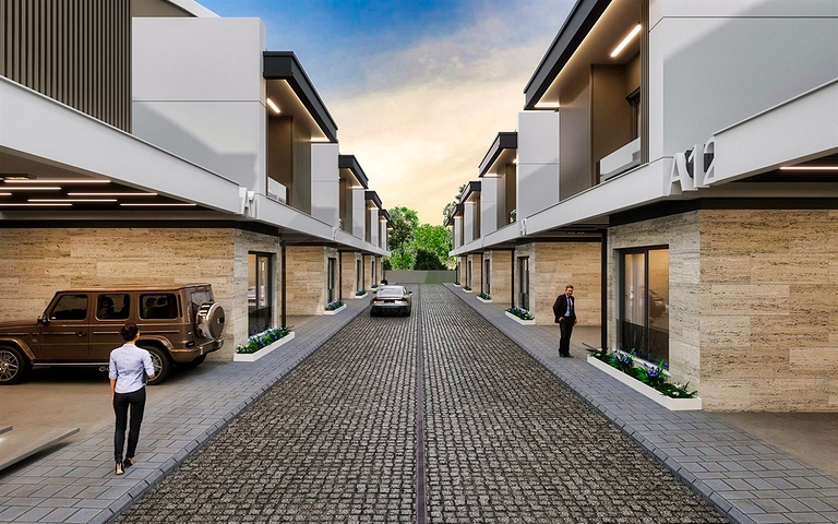 فيلا 5+1 في منطقة النخبة في دوشيميالتي-أنطاليا 